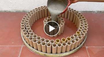 Reuse Toilet Paper Rolls And Cement